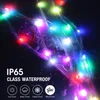 Strings Christmas Tree Decoration LED Lights Smart Bluetooth Control USB String Lamp Outdoor App Remote Garland Fairy LightsLED