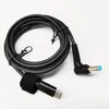 USB -kabels, type C mannelijk tot 90 graden schuine DC 5,5*1,7 mm mannelijke PD -oplaadvermogenadapterkabel voor laptop/2 stks