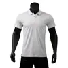 Absorption de l'humidité confortable et respirant sec décontracté jeunesse hommes coton revers POLO chemise hommes T-shirt 220706