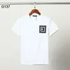 DSQ ファントムタートルメンズデザイナー Tシャツイタリアミラノファッションロゴプリント Tシャツ夏黒白 Tシャツヒップホップストリート綿 100% トップスプラスサイズ 0571