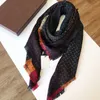 2023 High quality Scarf For Men and Women Oversized Classic Check Shawls Scarves Designer luxury Gold silver thread plaid Soft comfortable Shawl size 140 140CM