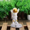 Novelty Items Moon Astronaut Figurines Cake Topper Outer Space Spaceman Action Figure Statue Tabletop Ornament Child Birthday Cake Decoration