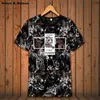 Männer T-Shirts Kreative Leopard Kopf Tier 3D Druck Übergroßen Kurzarm T-shirt Sommer 2022 Hohl Atmungsaktive Qualität Männer S-6XLMen's