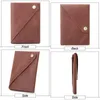 Card Holders Vintage Genuine Leather Wallet Holder Casual Men Hasp Coin Purse 2022 Design Brown Cow Carteira MasculinaCard