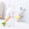 Kawaii Cute Rabbit Cuddle Stuffed Bunny Soft Dolls Baby Kids Sleep Sustaining Toys Girls Girlfriend Children Gift J220704