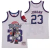 Movie Basketball Jerseys Skull Offset Retro Edition #8 #15 Carter #23 James #24 Jersey Yellow Blue Black Mens