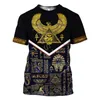 T-shirts för män forntida egyptisk symbol 3D-tryckt mode sommar Harajuku T-shirt unisex topp o-ringad kortärmad Drop E24 Bles22