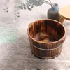 Moda Banheira De Madeira Sólida Pé Mais Espesso Bucket Massagem Spa Pedicure Aquecida Steam