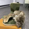 Najwyższej Jakości Kobiety Buty zimowe Buty śniegowe Futro Suede Skórzane Botki Zimowe Ciepłe Kolee High Martin Buty Płaskie Buty Duży Rozmiar No16