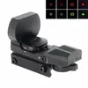 20/11mm Tactical Holographic Riflescope Reflex 4 Reticle Rail Hunt Optics Red Green Dot Sight Tactical Sight Scope With Mount