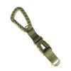 Cordos, estilinistas e correias esportivas ao ar livre Metal Nylon Carabiners Keychain Molle Hunting Hunting Especial Durável Cinturão de Correia Gancho1