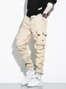 デザイナー春夏マルチポケット貨物パンツ男性ストリートウェアプラスサイズブラックジョガーズ男性カジュアルコットンズボン6xl 7xl 8x