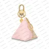 M00669 Designer BERLINGOT BAG CHARM E PORTA-CHAVE Círculo zíper charme bolsa carteira de moedas de couro real