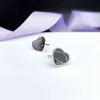 925 sterling silver örhängen för kvinnor Klassiska hjärtformade öronnubbar 2021 Trend Enkel och matchande smycken present G220510
