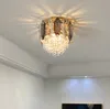 Kreative LED Kristall Deckenleuchte Kronleuchter Ganglicht Veranda Korridor moderne minimalistische Garderobe Balkon Beleuchtung Lampen