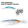 K1628 10 cores 17cm 27g Kit de pesca Minnow Lures Crank Iscel Tacking Ischas de água superior para trutas de truta baixo/água doce 10pcs/kit