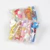 10pcs mignon multicolore sifflets en bois enfants fête d'anniversaire faveurs décoration bébé douche fabricant de bruit jouets goody sacs pinata cadeaux 220609