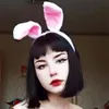 Europeu e americano moda headbands bonito y orelhas de coelho halloween páscoa anime cosplay hairband acessórios femininos a5837526328