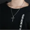 Men New Necklace Fashion Cross Styling Pendant Black Gold Silver Color Chain Creative Necklace Gifts