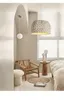 Japanische nordische Stil warme Restaurant Lampe Wohnzimmer Esszimmer Schlafzimmer Original Design handgefertigte gewebte Seil Bar Anhänger Lampe