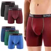 Underpants Men separatec Quick dry Boxershorts Soft Long g Sport Sexy Boxer Underwear 021323H