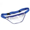 Fashion Waist Bag Women Men Unisex PVC Transparent Belt Fanny Pack 7colors Waterproof Shoulder Bag Size 31cmX14cmX8cm