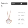 Fashion Crown Leaf Pendant Necklaces Designer Sterling 925 Women Girls S925 Pearl Shell Zircon Chain Necklace Jewelry Gifts for Female