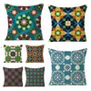 Home Textiles Moroccan pillow case mosaic Arab cushion cover single-sided linen four seasons universal Bedding Supplies