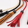 Belts Belt Dress Women's Thin Wood Bead Decorative Super Long Waist Chain Fiber Tassel RopeBelts Smal22