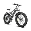 Aostirmotor 26 "750W دراجة كهربائية الدهون الإطارات 48V 15AH بطارية ليثيوم قابلة للإزالة للبالغين S18-رمادي 0422