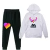 Erkeklerin Trailtsits Rusya Like Video Uygulaması Erkek Giysileri Hoodie Sweetpants Kazak Setleri Harajuku Erkek İnce Kış Hip Hop Ter Suitsm