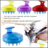 Bath Brushes Sponges Scrubbers Bathroom Accessories Home Garden Ll Shampoo Scalp Mas Brush Manual Head Scalps Care Slimm Diu