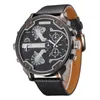 Wristwatches Oulm 3548 Famous Designer Mens Watches Top Quartz Watch Big Dial Military Wristwatch Relogio Masculino
