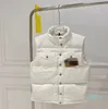 2022 5A Gilet di moda da uomo Gilet invernale Gilet da donna di alta qualità Capispalla da uomo Parka unisex Cappotti di colore a contrasto Casual Modello di lettera S-3XL