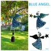 Decorative Objects & Figurines Angel Wind Chimes Spinner Bell Catcher Hanging Art Windbell Pendants Glass Ornament Outdoor Garden Wedding De