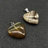 20mm Christmas decorations DIY Agate Love Pendant stones Heart shape stone