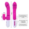 G Spot Clittoris Stymulator Heatble Telescopic Vibrator Seksowne zabawki dla kobiet podwójne dildo dildo Wand Shop