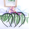 Nya pannband Hårtillbehör Bright Side Fish Scale Mönster Bow Head Band för flickor Fashion Hair Hoop Wholesale 1 6xta D3