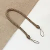 Other Home Decor 1Pc Handmade Weave Curtain Tieback Gold Holder Clip Buckle Rope Decorative Room Accessories Tie BacksOther