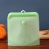 Bolsa de alimentos reutilizável de silicone Recipientes à prova