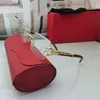 oversized gouden metalen frame heren zonnebril carti bril Fashion ins net rood hetzelfde Europese en Amerikaanse Unisex Reizen vakantie vrije tijd fietszonnebril 001