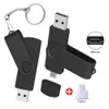 Benutzerdefinierte bunte OTG 2.0 USB-Flash-Laufwerk 8 GB 16 GB 32 GB 64 GB 128 GB USB-Stick Hochgeschwindigkeits-Stick für Smartphone Laptop