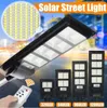 400W / 800W / 1200W / 1600W IP65 LED Solar Lamp Street Light Super Heldere Radar PIR Motion Sensor Outdoor Garden Security Wandlamp