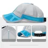 Casquette en maille respirante pour enfants Party Favor Casquettes de baseball de protection solaire pour étudiants Mode sports de plein air Chapeaux de protection solaire chapeau de parasol T9I001955