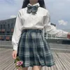 Set di abbigliamento abiti da scuola uniforme giapponese set manica lunga jk seifuku per una gonna a pieghe con ragazza con una scuola di cosplay anime ad alta vita