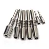 DHL Free Titanium Nail Tips 10mm 14mm 18mm Man Foint Titanium Nail Tips 3mm Tjocklek för NC Kit Dab Rig Rökning Tillbehörsverktyg