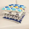 Cushion/Decorative Pillow Creative Geometric Diamond Print Pattern Dining Chair Cushion Household Cotton Linen Square Seat Pads Home Decorat