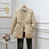 Parka d'hiver légère et imperméable pour femme, veste tampon, tenue chaude, printemps automne hiver 2022, L220725