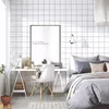 Papéis de parede modernos cinza prata prata PVC papel de parede sala de estar quarto banheiro autoadesivo papel de parede impermeável para decoração de casa 3D