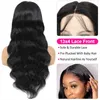 Haarpruiken 13x4 Body Wave Lace Front Braziliaanse sluiting Human Remy Glueless Frontal 180% Dichtheid 220722